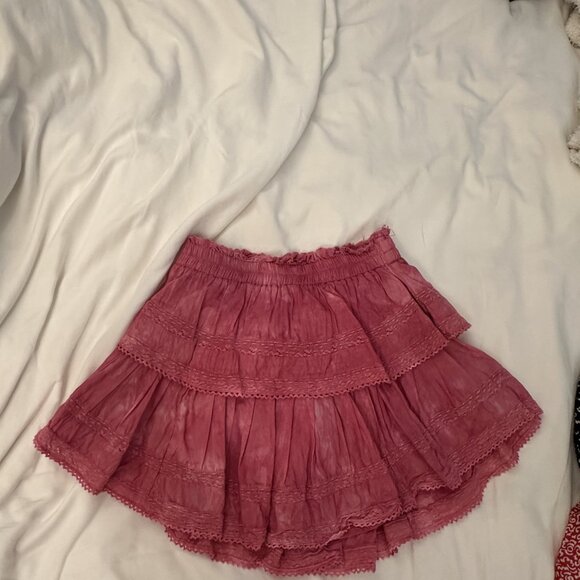 LoveShackFancy Ruffle Mini Tiered Skirt Size XS - Picture 2 of 3